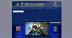 Desktop Screenshot of club99freccetricolori.it