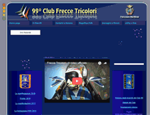 Tablet Screenshot of club99freccetricolori.it